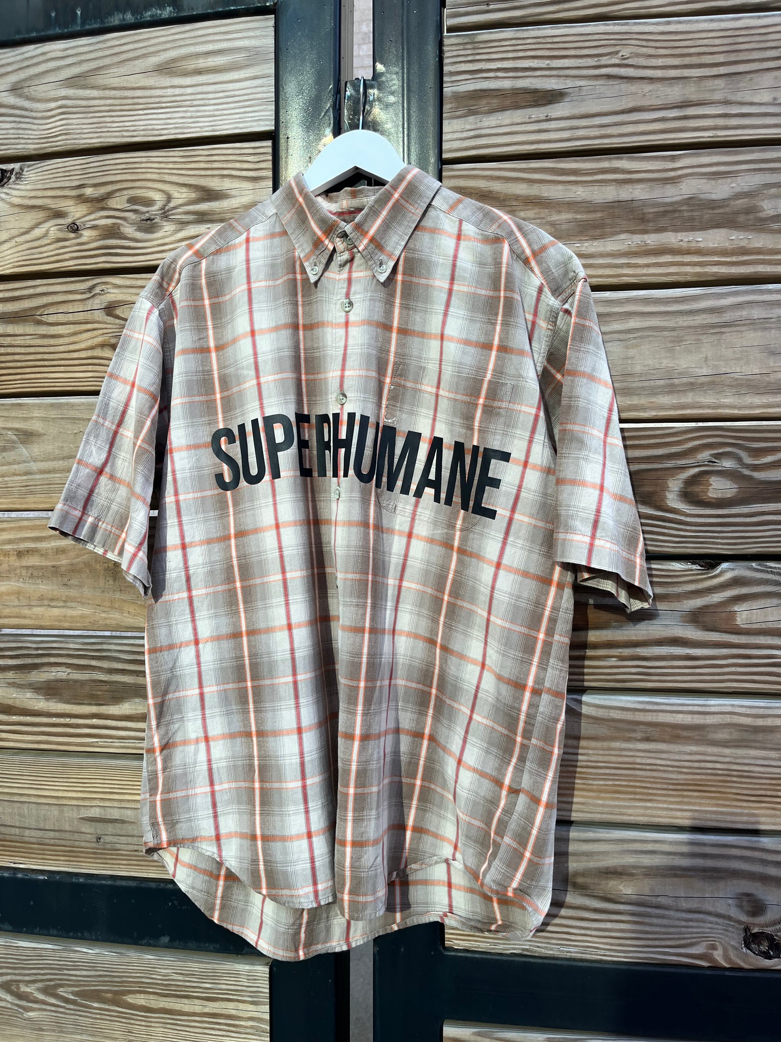 Lot 14 Oversized Cotton Logo Shirt