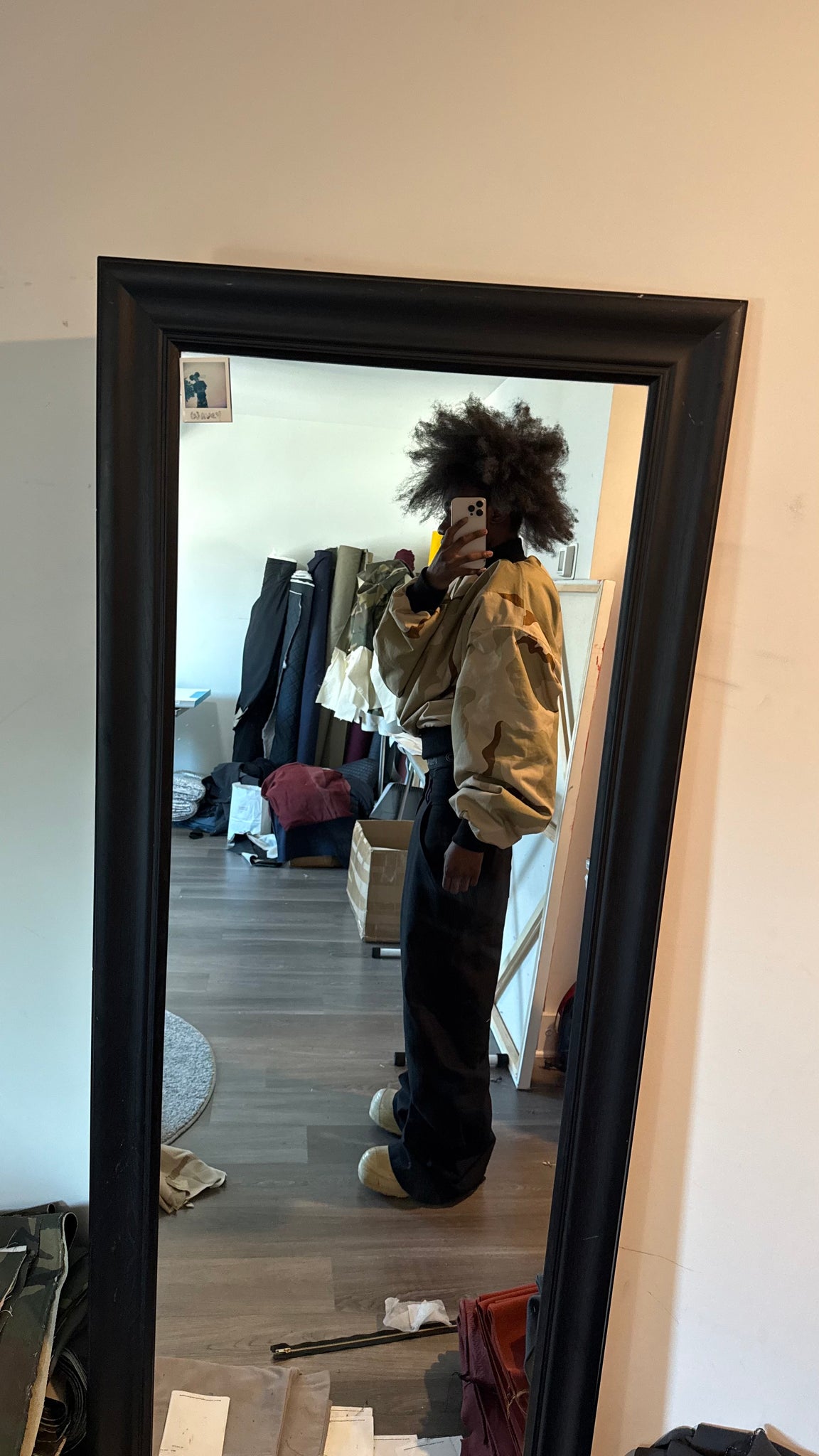 REVERSIBLE CAMO PULLOVER SAMPLE