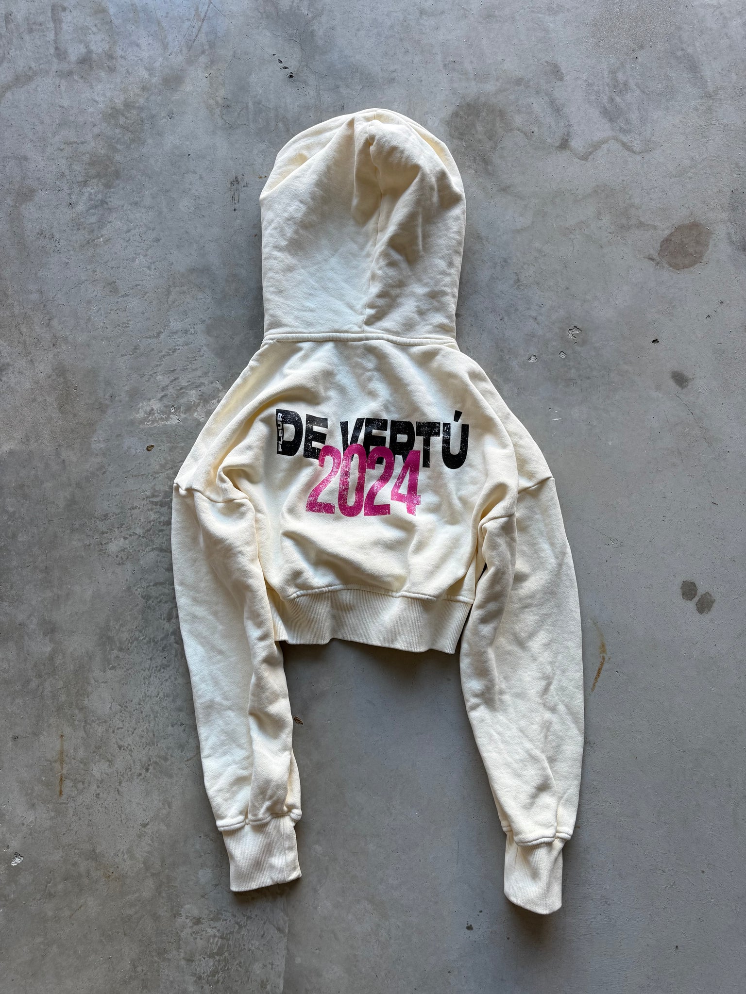 FLÉUR CROP HOODIE SAMPLE