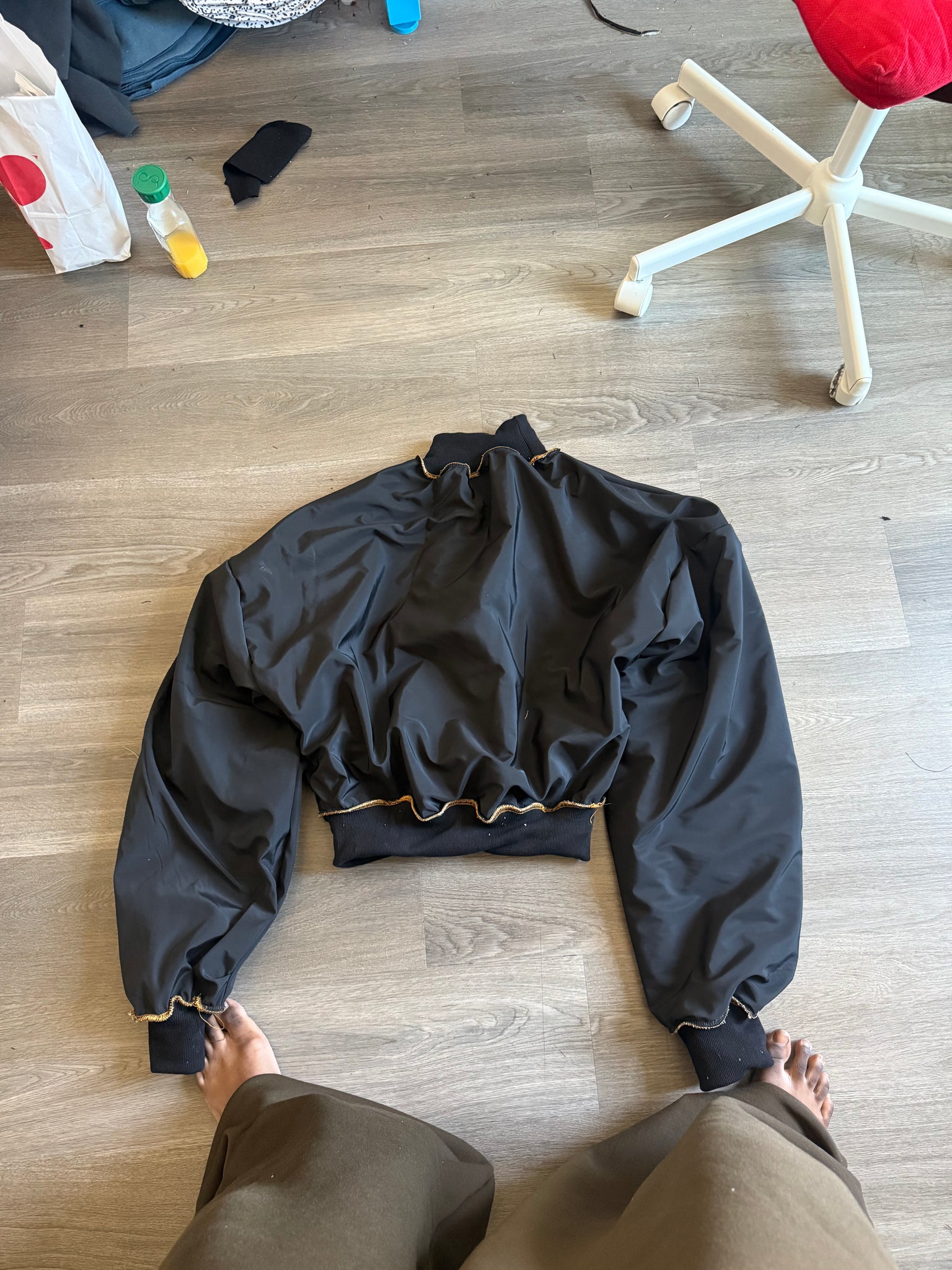 REVERSIBLE CAMO PULLOVER SAMPLE