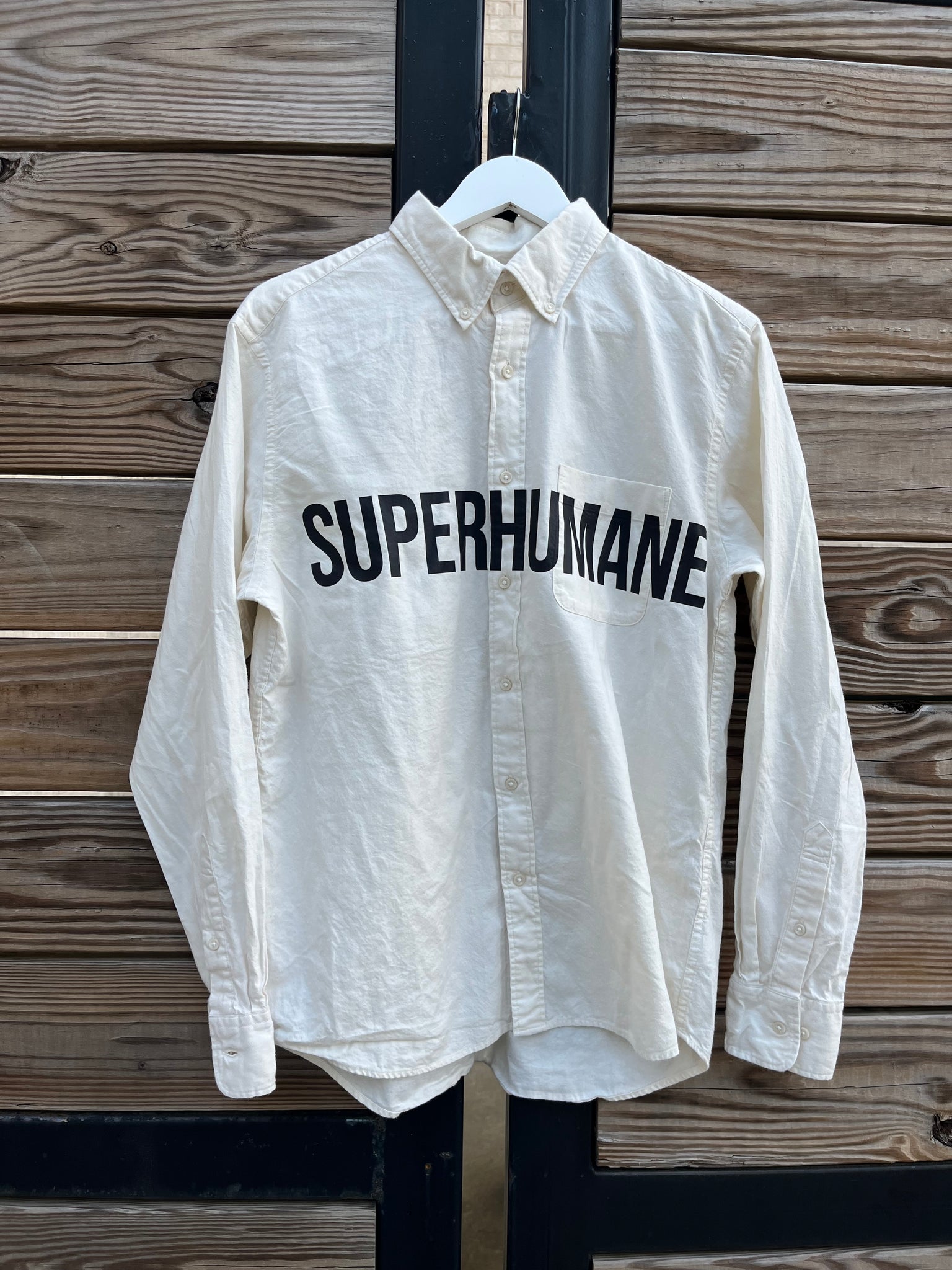 Lot 14 Oversized Cotton Logo Shirt